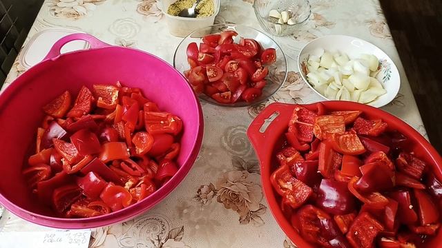Соус из болгарского перца на зиму. смотреть онлайн