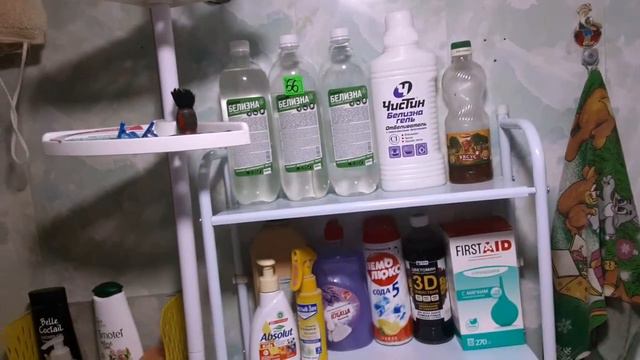 Сшила комбинированную кожей юбку из пальто. Андрей делает холодец и солит рыбу 