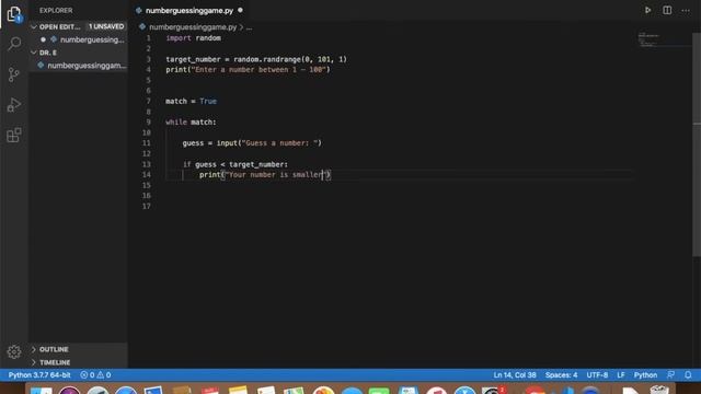 How to code a number guessing game in python смотреть онлайн