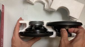 車のスピーカー「パイオニア TS-G1010F」を購入したので商品を確認しただけの動画。