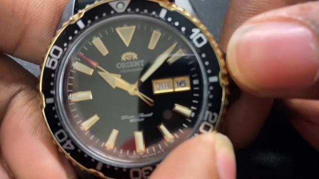 How to set the time and date on a Orient Kamasu смотреть онлайн