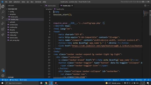 مع تمرين session شرح الـ PHP الدرس #17 من دورة смотреть онлайн