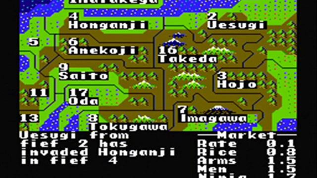 Nobunaga's Ambition *NES* смотреть онлайн