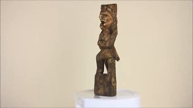 Старинная Богородская резьба по дереву - орехокол Щелкунчик. IG0002 смотреть онлайн