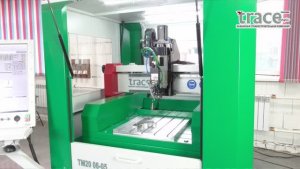 Защитная кабина, измерительная система, автосмена инструмента на станке с ЧПУ ТМ20 0605-КБ