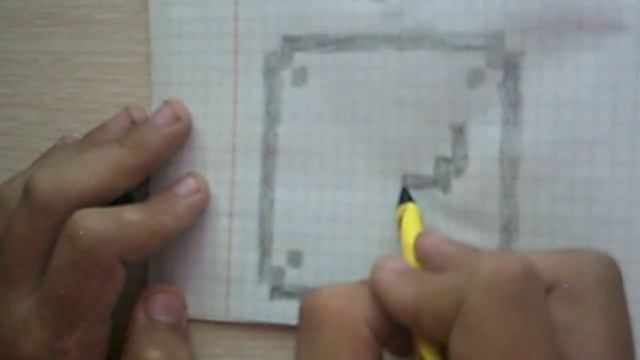 как рисовать лаки блок из Minecraft по клеточкам смотреть онлайн