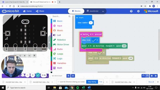Microbit Motor Driver board - tutorial 1 смотреть онлайн