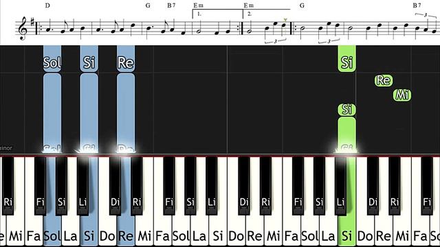 ALLI VIENE JESUCRISTO (VILLANCICO) - PIANO TUTORIAL + PARTITURA смотреть онлайн