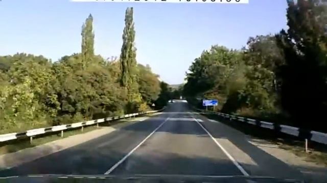 Крым. Фрагмент трассы Симферополь-Феодосия смотреть онлайн