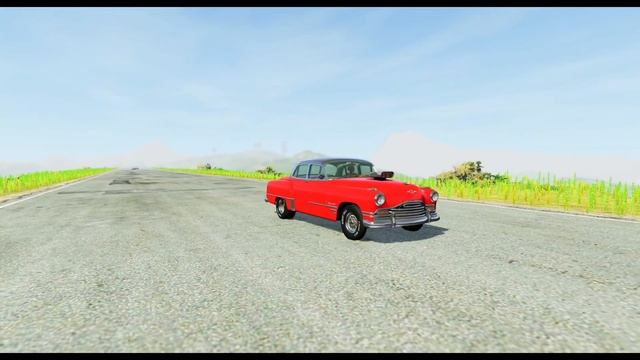 Train Of Cars Vs Potholes — BeamNG.Drive смотреть онлайн
