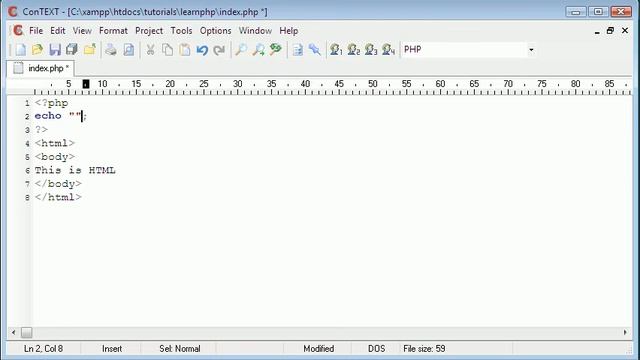 Learn PHP - Intro, Echo/Print and Basic Syntax смотреть онлайн