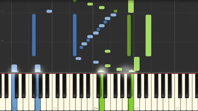 Hasche-Mann (Blind Man's Bluff) - Robert Schumann [Piano Tutorial] (Synthesia) смотреть онлайн
