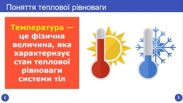 Фізика 8 клас. Тепловий стан тіл. Температура та її вимірювання (Урок 1) смотреть онлайн