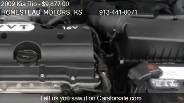 2009 Kia Rio LX - for sale in Kansas City, KS 66111 смотреть онлайн