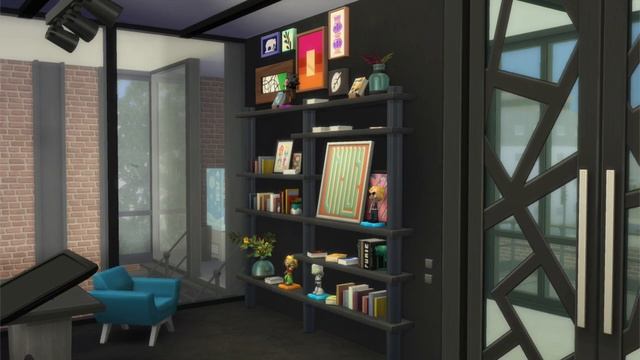 LOFT STYLE ART SPACE | The Sims 4 | Stop Motion | No CC смотреть онлайн
