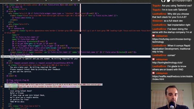 Referral UI - Building SaaS with Python and Django #105 смотреть онлайн
