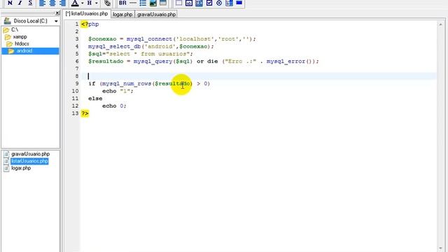 aula 4058 android - codigo php para listar usuarios no servidor.avi смотреть онлайн