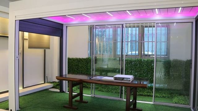 Garden Motorized Aluminum Pergola Accessories Outdoor Patio Louvres смотреть онлайн