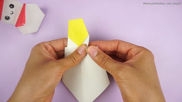 Como hacer un Muñeco de nieve de papel - Muñeco de nieve de origami | Manualidades navideñas 2023 смотреть онлайн