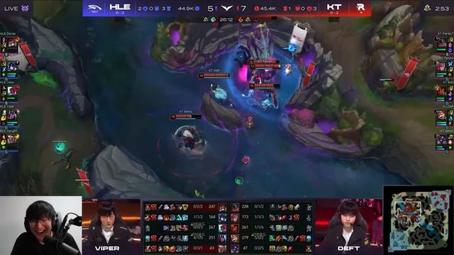 [神試合] LCK3位戦が面白過ぎ！ - HLE vs KT 1試合目 - LCK SPRING2024実況解説 смотреть онлайн