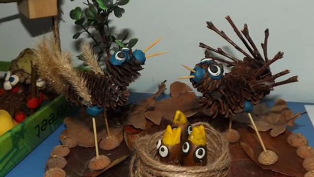 Выставка поделок Дары Осени смотреть онлайн