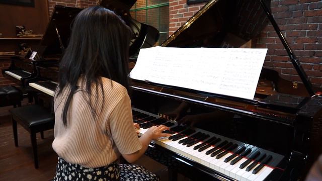 Joe Hisaishi, A Town with an Ocean View Performed on Yamaha S3X Grand Piano смотреть онлайн