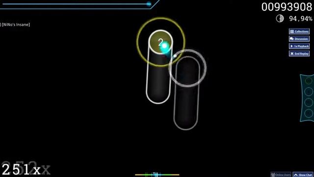 Vickeblanka - Black Rover (TV Size) [Nino's Insane] | Osu! смотреть онлайн