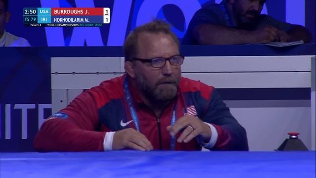 Jordan Burroughs (USA) vs Mohammad Nokhodilarimi (IRI) - Final // world Championships 2022 // 79kg смотреть онлайн