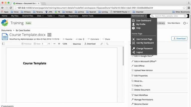 Alfresco 5.1 - Versioning files смотреть онлайн