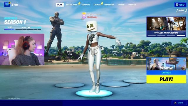 Streamers React to *NEW* "MELLO-VERSE" SKINS in Fortnite Item Shop смотреть онлайн