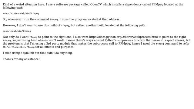 How do I get a command linked to one program run another program? смотреть онлайн