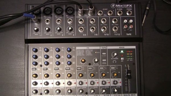 Mackie Mix12 FX Compact Mixer Review/Demo