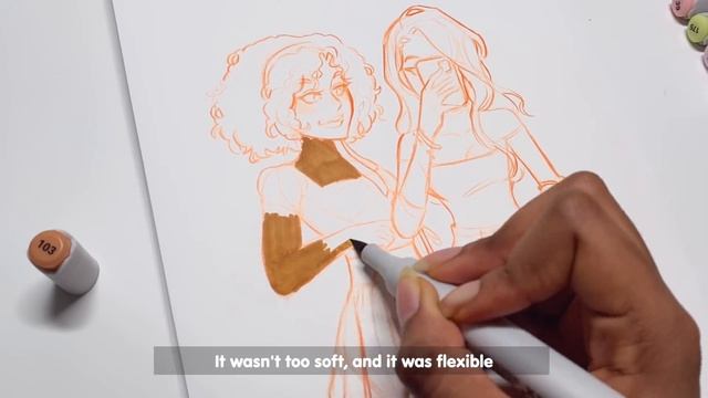 ??draw with me! ft. Arrtx oros brush markers ⁎⁺˳✧༚ смотреть онлайн
