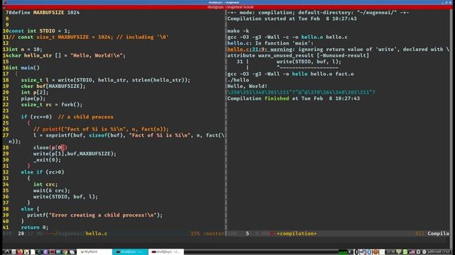 Лабораторная 1. 9/5. Параллельные процессы. смотреть онлайн