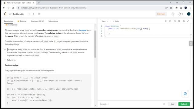 06. Remove Duplicates from Sorted Array - leetcode | Java DSA LeetCode Solutions смотреть онлайн