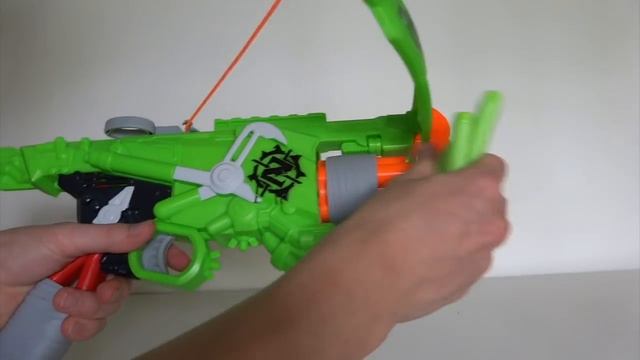 Nerf Zombiestrike Outbreaker Bow Review смотреть онлайн
