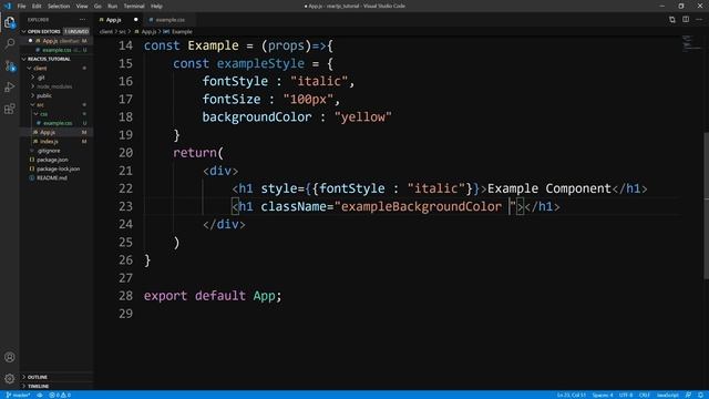 ReactJS : Styling Components With CSS смотреть онлайн