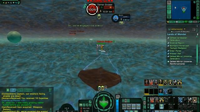 Mirror Universe, battle with Terrans, Jabberwocky - Star Trek Online смотреть онлайн