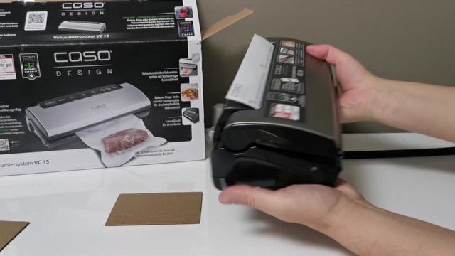 Aparat de vidat CASO VC15 смотреть онлайн