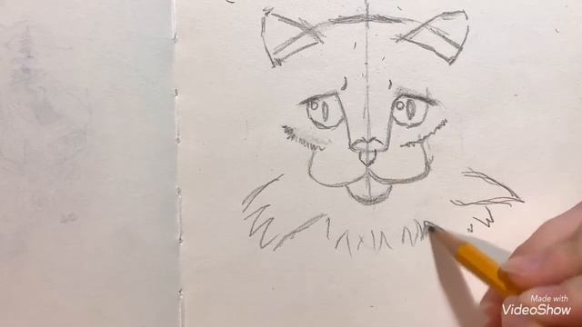 Рисуем кошку ) смотреть онлайн