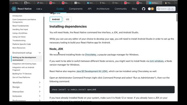 React Native lecture#2 in urdu Environment Setup | Android Studio | Xcode | смотреть онлайн