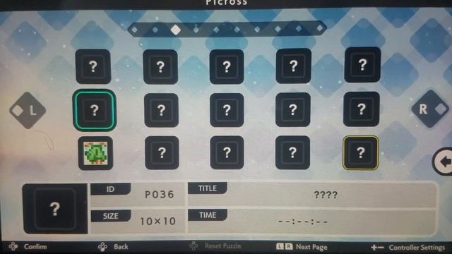 Picross S7 (Switch, 2022) Solving 2 10×10 puzzles смотреть онлайн