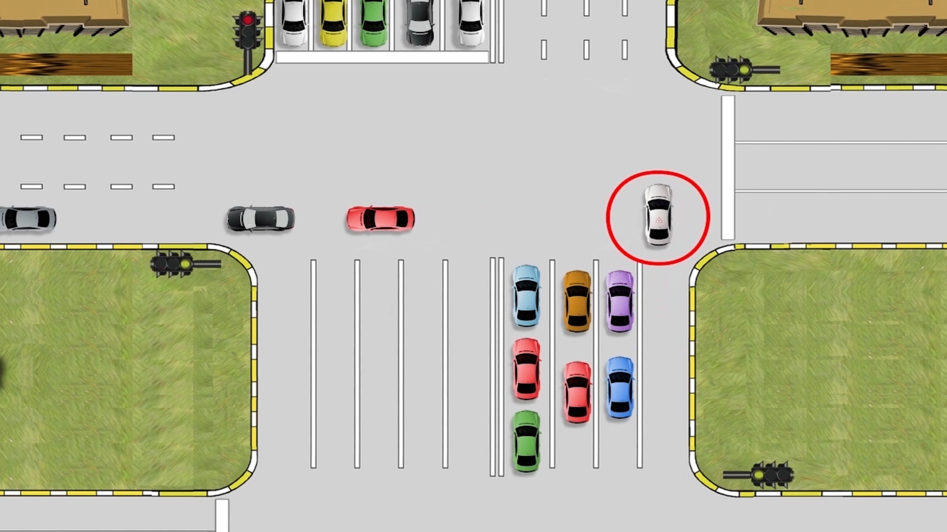 Водители на левом повороте. Повторяем #ПДД смотреть онлайн