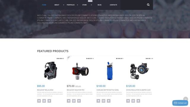 Sports Shop WooCommerce Theme by RockThemes Website Template - 53544 смотреть онлайн