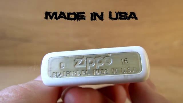 Зажигалка Zippo 214 White Matte (Видео обзор) podarki-odessa.com смотреть онлайн