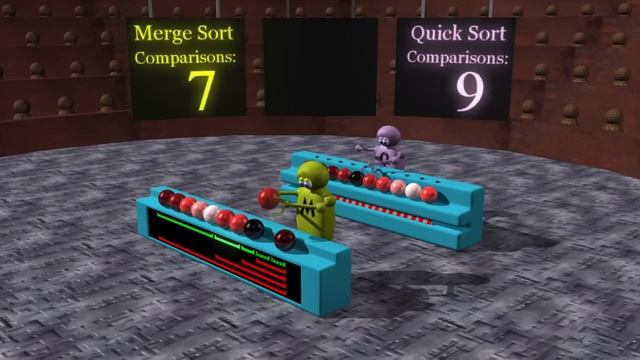 Merge Sort vs Quick Sort смотреть онлайн