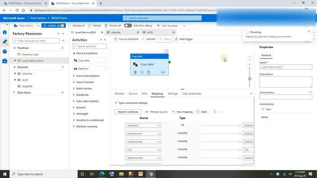 Azure Data Factory | Data Load From Azure SQL Database to Azure Data Lake Storage Gen 2 смотреть онлайн