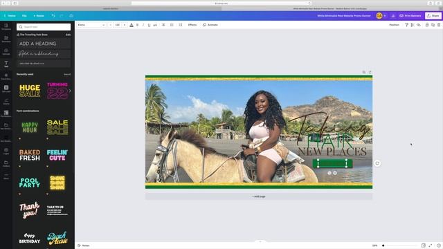 How To Design Website Banners With Canva | Step By Step Tutorial (Shopify + Wix) смотреть онлайн