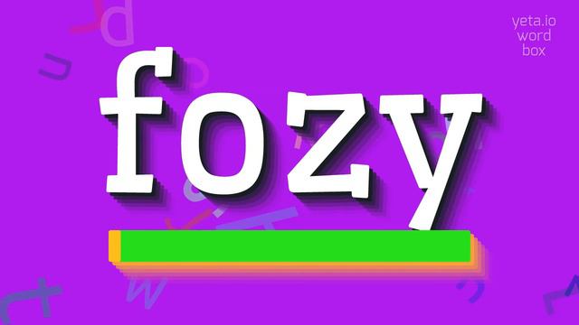 FOZY - HOW TO PRONOUNCE IT? #fozy смотреть онлайн