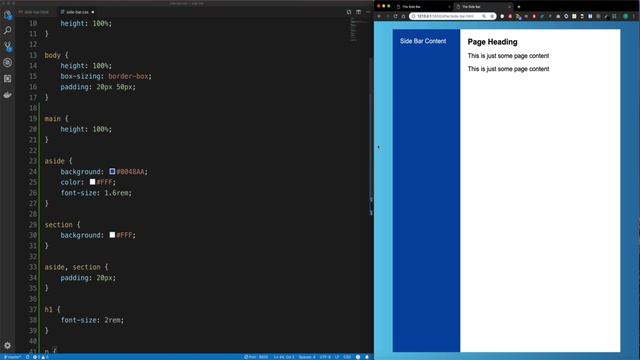 79 Building a sidebar смотреть онлайн
